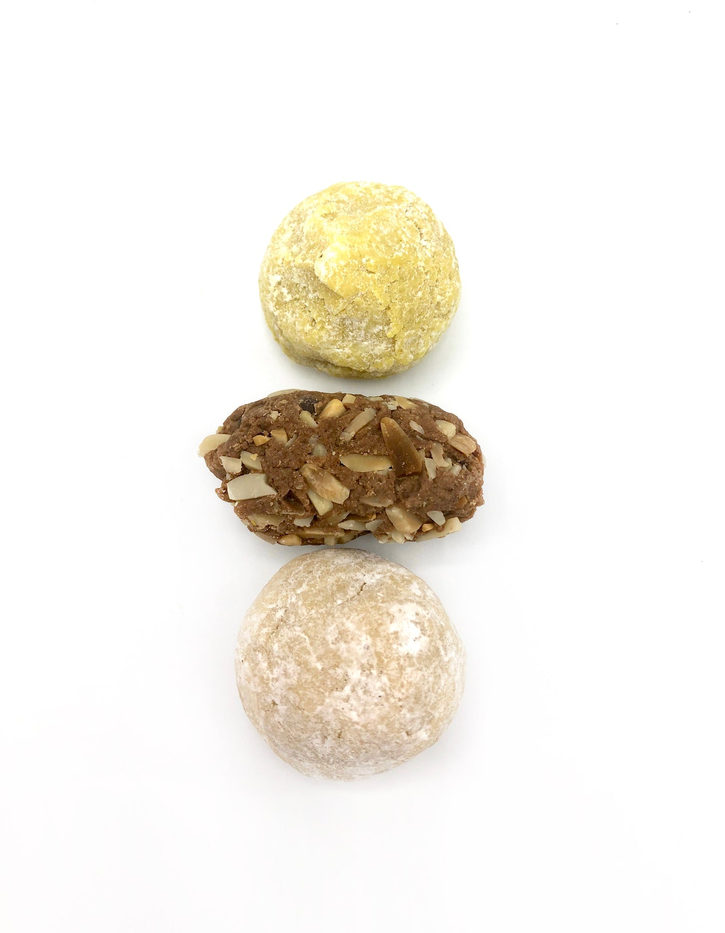 3er Probierpackung- feines, handgefertigtes Mandelgebäck 120 g Beutel