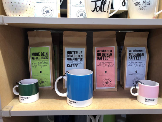 individuell gelabelter Kaffee im Einzelhandel