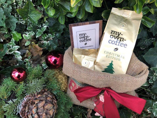Weihnachts-Kaffeesäckchen  2x250g mittelkräftiger Arabica
